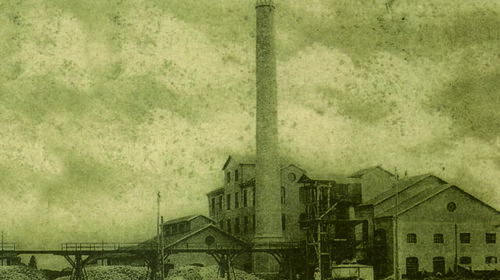 Lo Zuccherificio in una foto dei primi del 1900